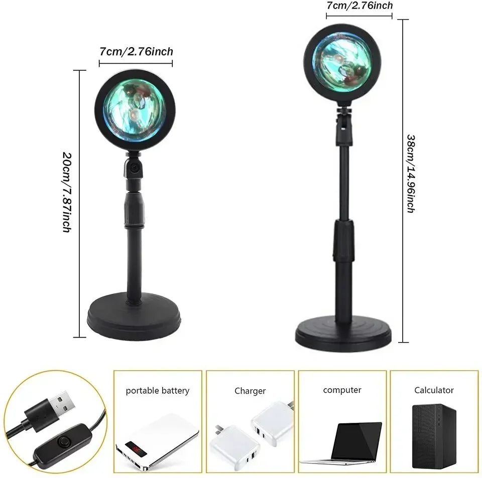 Sunset lamp projector