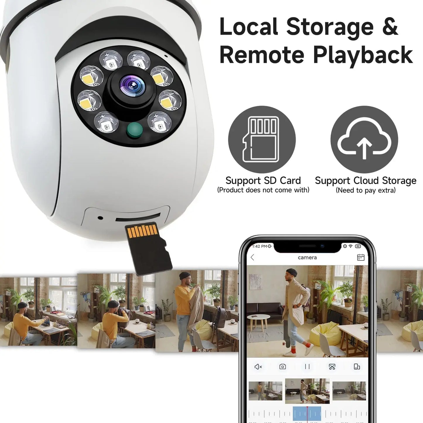 Wireless Bulb Camera